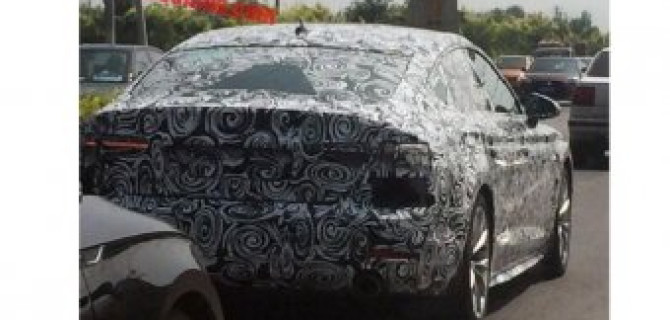 Новый Audi A5 Sportback 2017 замечен на тестах в Китае