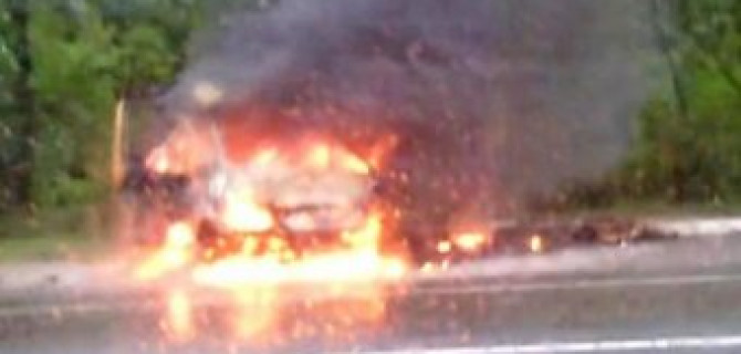 В ДТП под Липецком в загоревшейся «Газели» погибла женщина