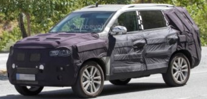 Прототип SsangYong Rexton 2017 замечен в Европе