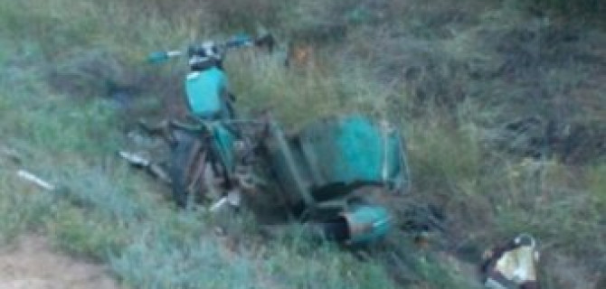 Под Волгоградом столкнулись легковушка и мотоцикл – двое погибли