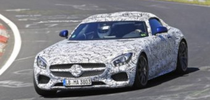 Прототип родстера Mercedes-AMG GT C тестируется на Нюрбургринге