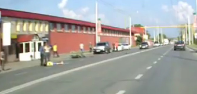 В ДТП на Красноармейской в Кемерове пострадал мотоциклист