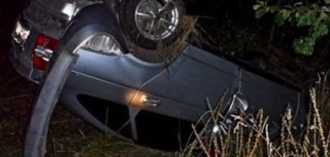 В Кузнецком районе в перевернувшейся машине погиб мужчина