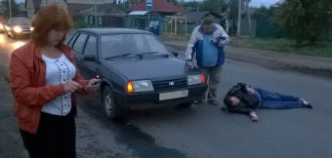 В Омске ВАЗ сбил мужчину на переходе