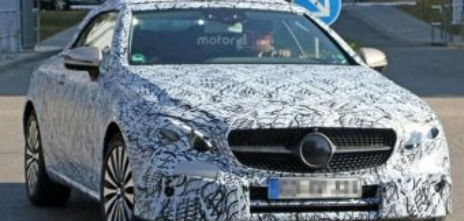 В Сеть попали фото Mercedes E-Class Cabriolet