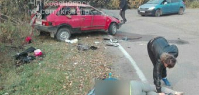 В Красноярске в ДТП погиб водитель ВАЗа