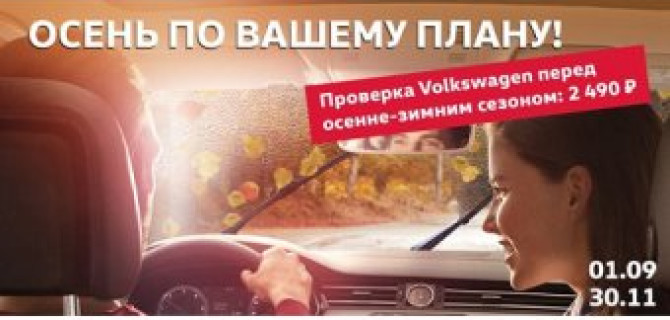 Проверка Volkswagen по специальной цене — 2 490 руб!