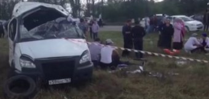 В Чечне в ДТП с маршруткой погиб ребенок