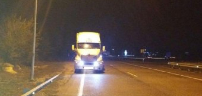 Под Минеральными Водами грузовик насмерть сбил мужчину