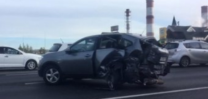 Серьезное ДТП на юге МКАД