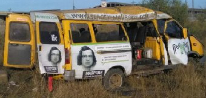 В ДТП с маршруткой под Волгоградом пострадали десять человек