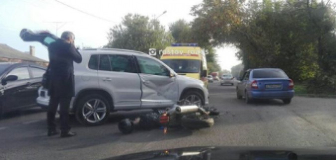 В Ростове в ДТП погиб мотоциклист