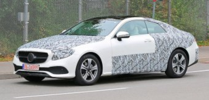Новый Mercedes E-Class Coupe заснят на тестах