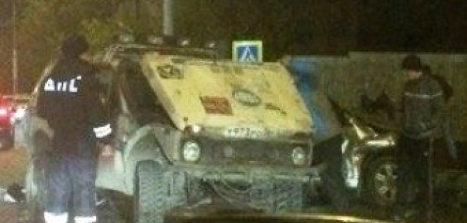 Массовое ДТП у Вогрэсовского моста в Воронеже