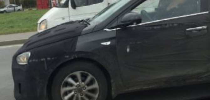 Новый Hyundai Solaris замечен на дорогах России