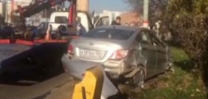 В Химках Hyundai Solaris насмерть сбил пешехода, стараясь избежать столкновения с троллейбусом