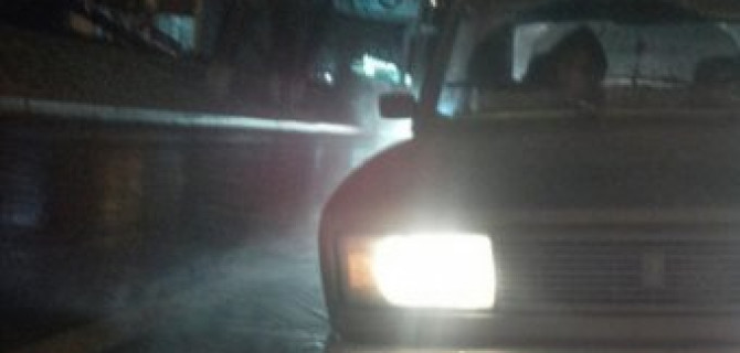 Из-за потопа на перекрестке в центре Уфы произошло ДТП