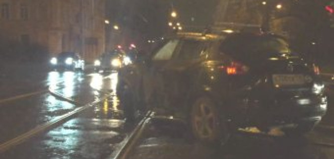 NISSAN JUKE разбился на Лесном проспекте 