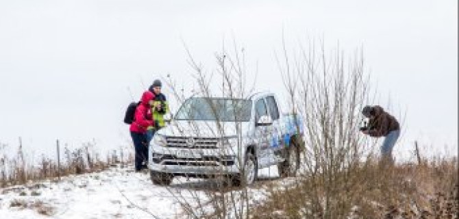 Заряжен для бездорожья: Volkswagen Amarok прошел off-road-тест-драйв
