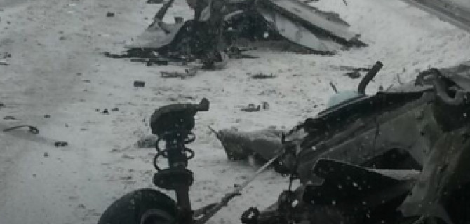 В ДТП под Уссурийском автомобиль разорвало на части