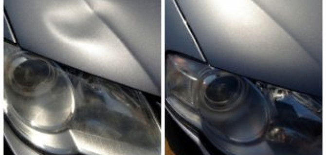 Удаление вмятин без покраски