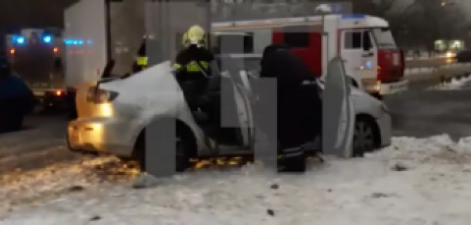В ДТП на северо-востоке Москвы пострадали три человека