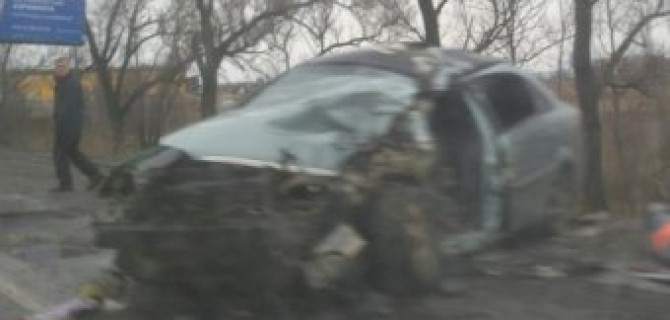 В Петербурге в ДТП с автобусом погиб водитель иномарки