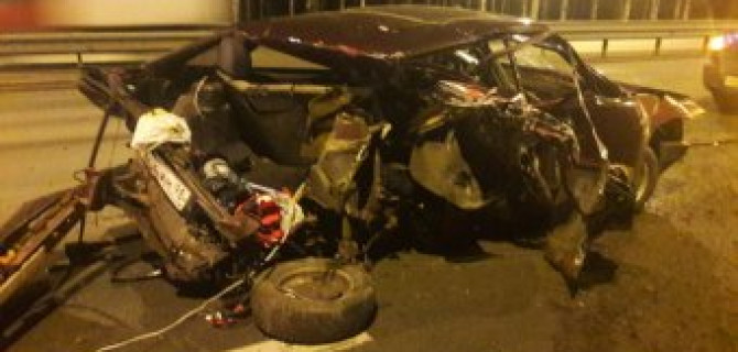 Пьяный водитель устроил массовое ДТП на Дороге Жизни