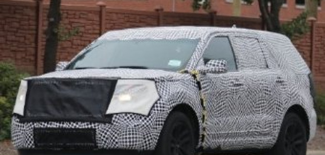 Новое поколение Ford Explorer замечено на тестах