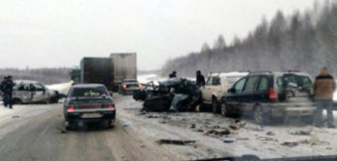 В ДТП на трассе под Краснокамском погиб человек
