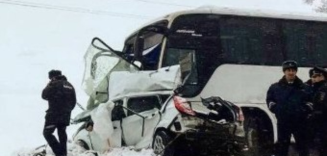 В ДТП с автобусом на Кубани погибли три человека