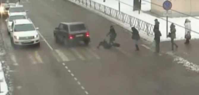 В Краснодаре «Нива» сбила девушку на переходе