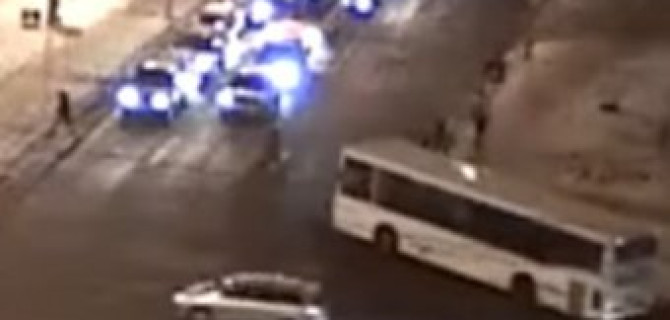 В Красноярске автобус сбил женщину на переходе