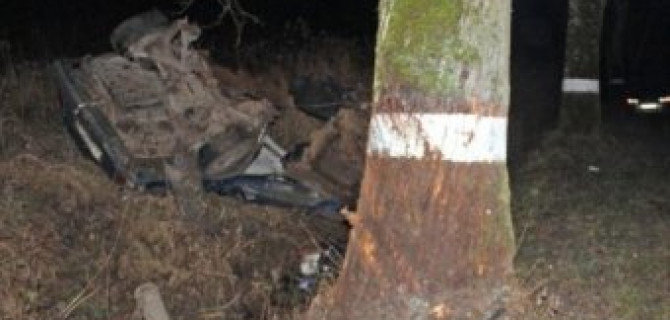 Под Калининградом Ford врезался в дерево: погибли трое