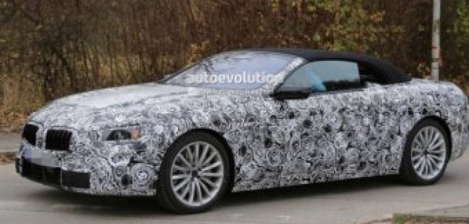 Кабриолет BMW 8-Series замечен на тестах