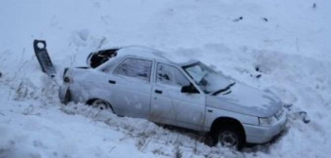 В ДТП с автобусом на трассе Оренбург - Казань погибла женщина 
