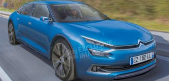 В Сети появились изображения обновленного седана Citroen C5