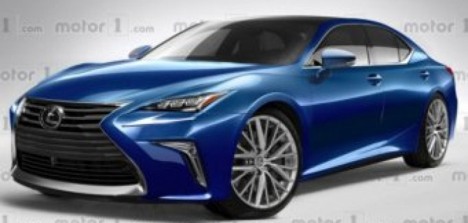 В Сети появилось изображение нового Lexus LS