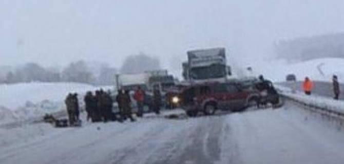 Трасса Ленинск-Кузнецкий — Кемерово перекрыта из-за серии ДТП