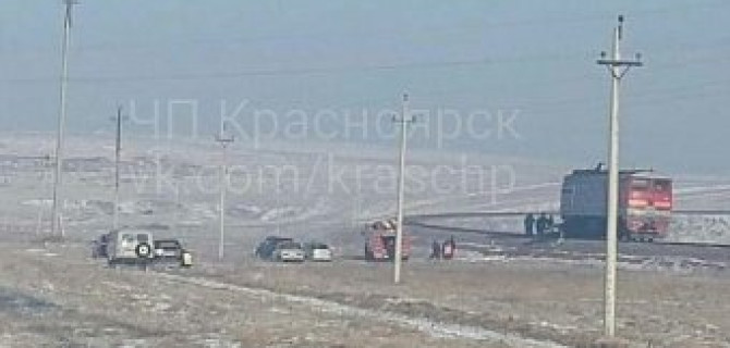 В ДТП с тепловозом в Хакасии погибли отец и дочь