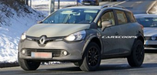 Новый Renault Captur проходит тесты в кузове универсала Clio