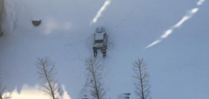 В Казани подрезанный «Ладой» внедорожник съехал в реку