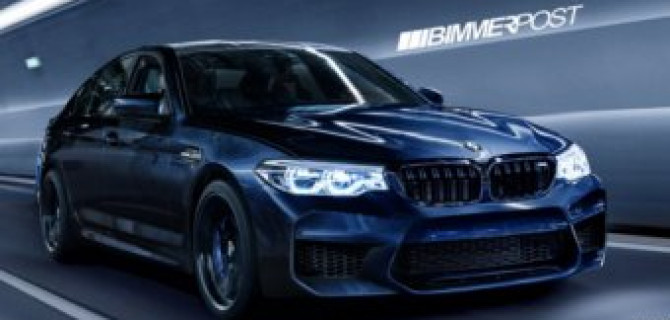 В Сети появились фото «заряженного» BMW M5