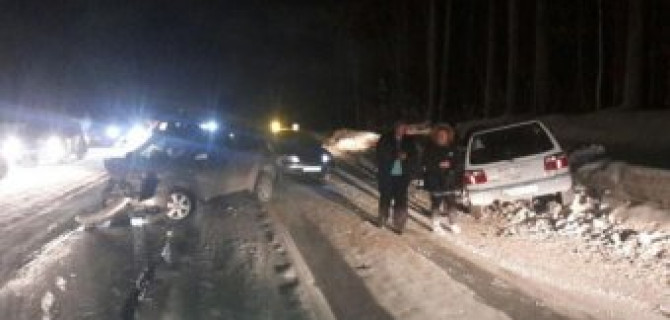 В ночном ДТП в Новосибирске пострадали пять человек