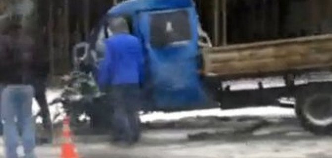 В ДТП в Подмосковье погиб водитель грузовика