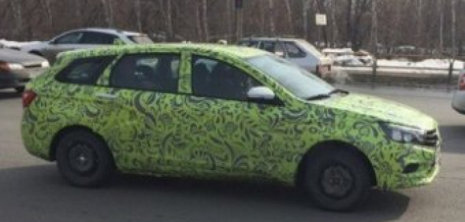 Универсал Lada Vesta замечен в Тольятти