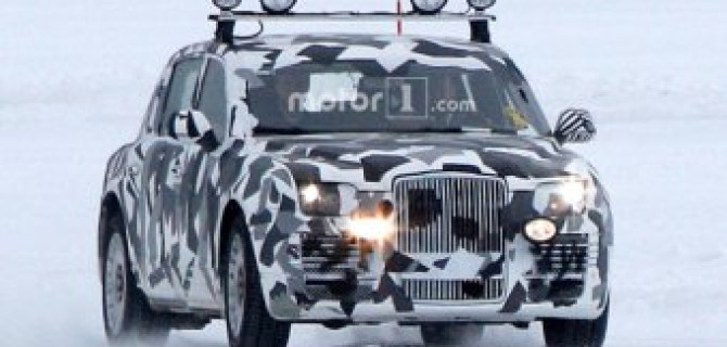 Автомобиль из проекта «Кортеж» попал в объективы фотошпионов