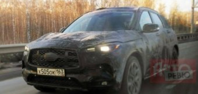 В России тестируют Infiniti QX50 нового поколения