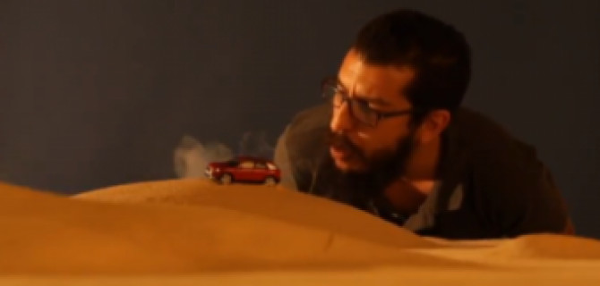 Audi показали процесс съемки рекламы с игрушечными машинками