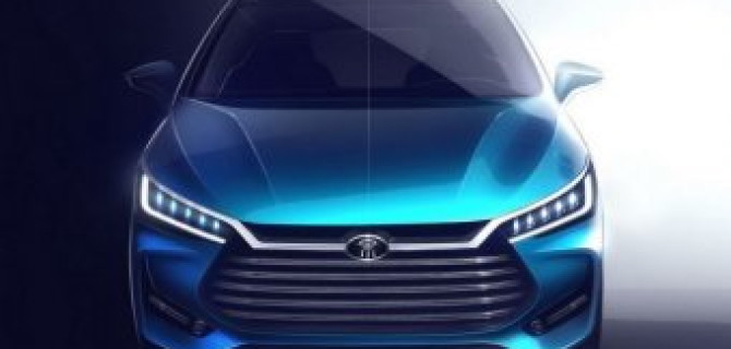 В Сети появились скетчи нового минивэна BYD